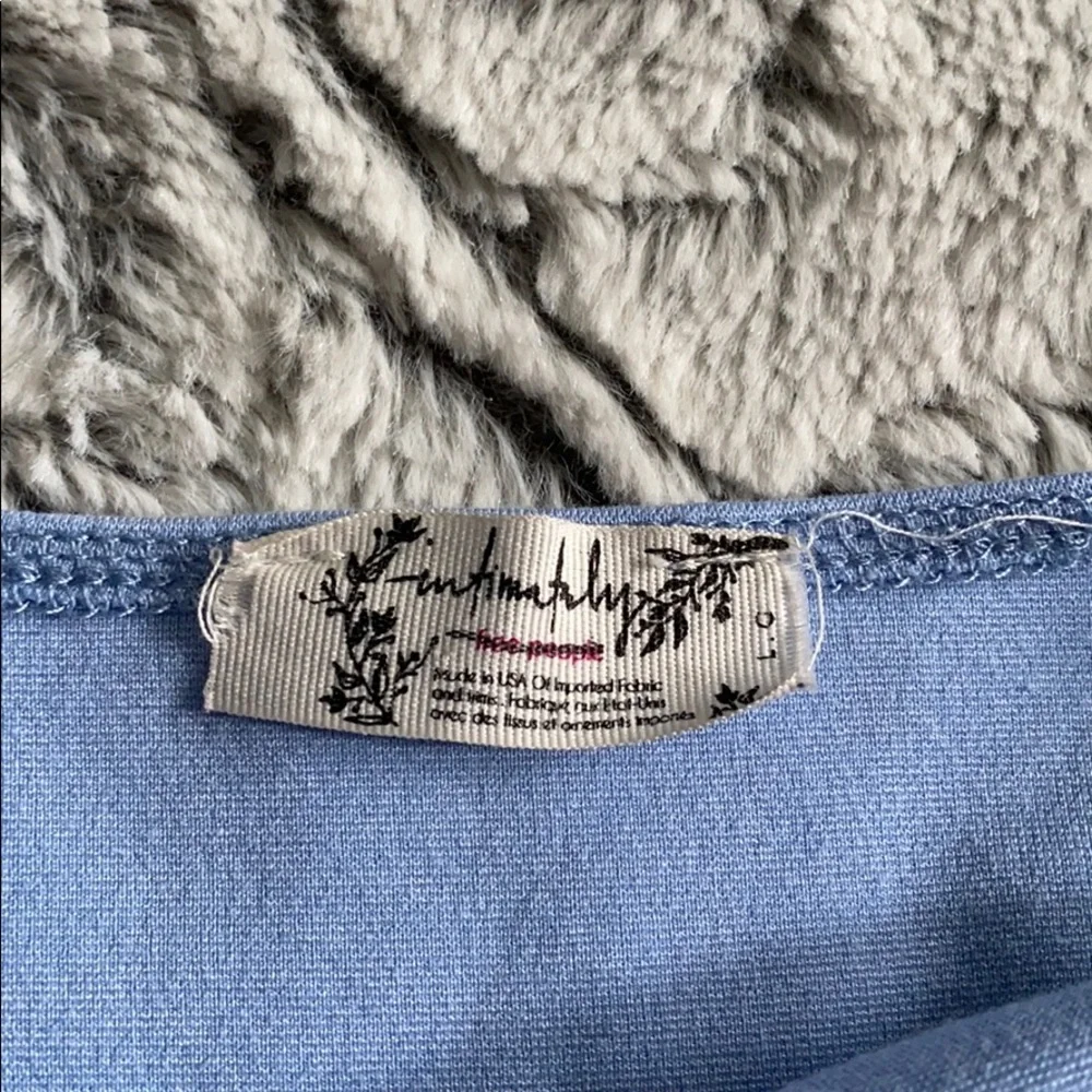 Light Blue Intimately Free People Bodysuit Large
